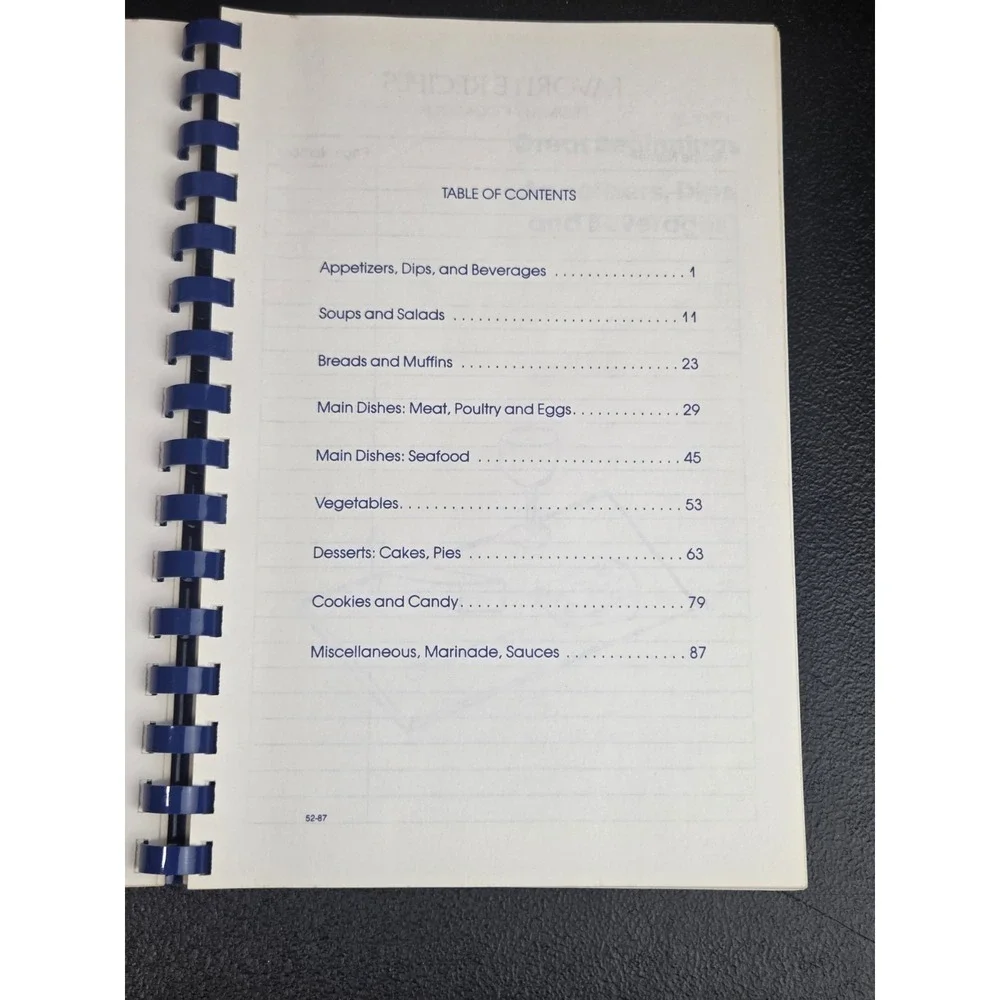 EMD Women's Club Cookbook Cook Book Colts Neck New Jersey 1986‎ Recipe Book